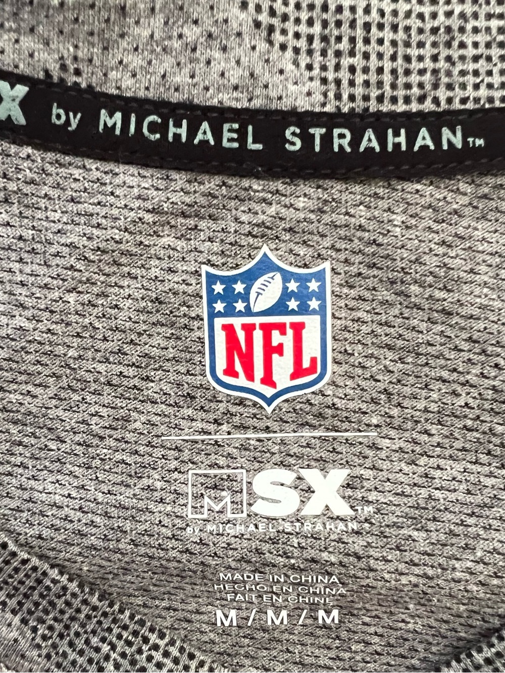 MSX by Michael Strahan Carolina Panthers NFL Women’s Gray Camo Long-Sleeve Shirt - Picture 3 of 7